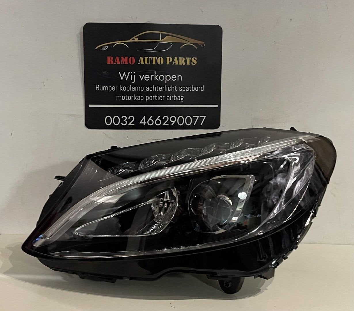 KOPLAMP MERCEDES BENZ C KLASS W205 FULL LED 2015-2019 A20590, Gebruikt, -, Ophalen of Verzenden, -
