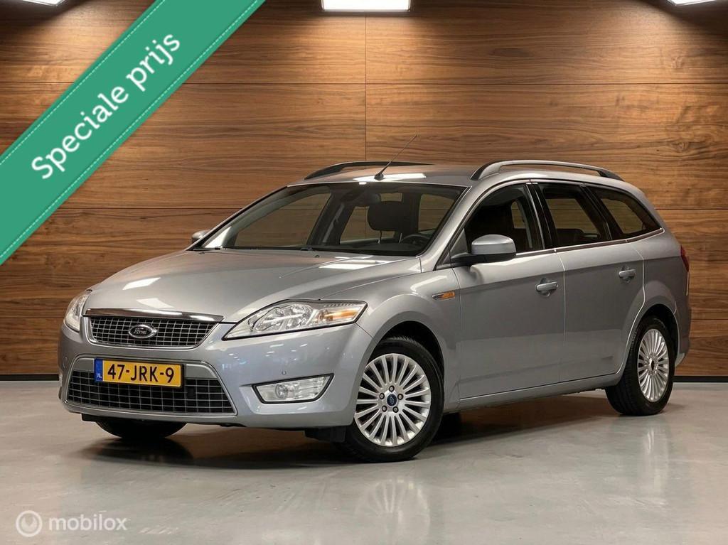 Ford Mondeo Wagon 2.0-16V Titanium FlexiFuel, Auto's, 145 pk, Parkeersensor, Gebruikt, Zwart