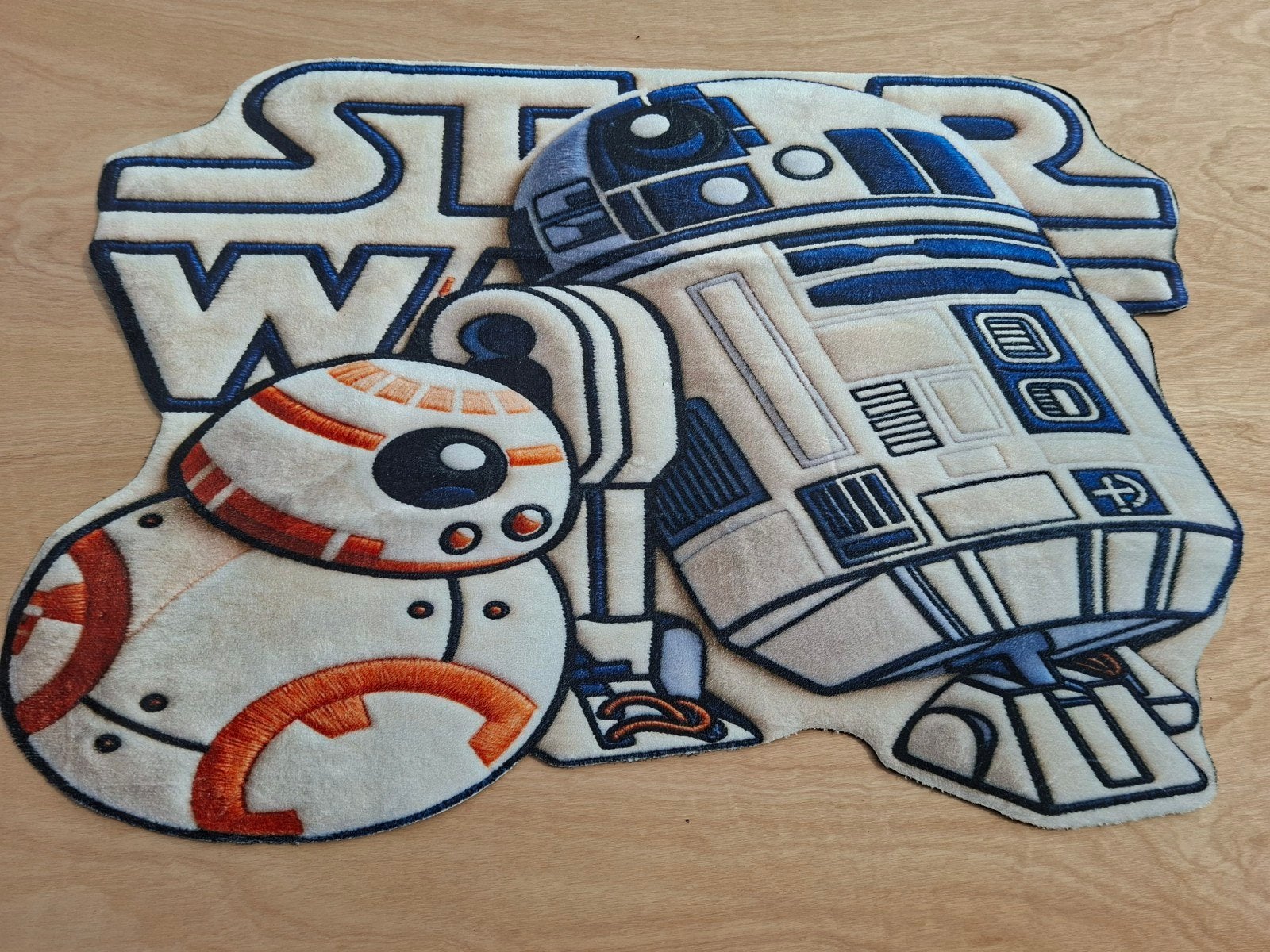 Tapijt: Star wars, BB8 en R2D2, Grijs, 50 tot 100 cm, 100 tot 150 cm, Nieuw