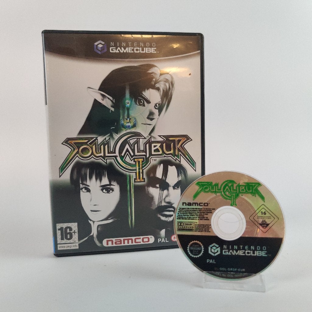 Soul Calibur 2 Nintendo gamecube (zonder Boekje), Gebruikt, Vechten, 2 spelers, Ophalen of Verzenden