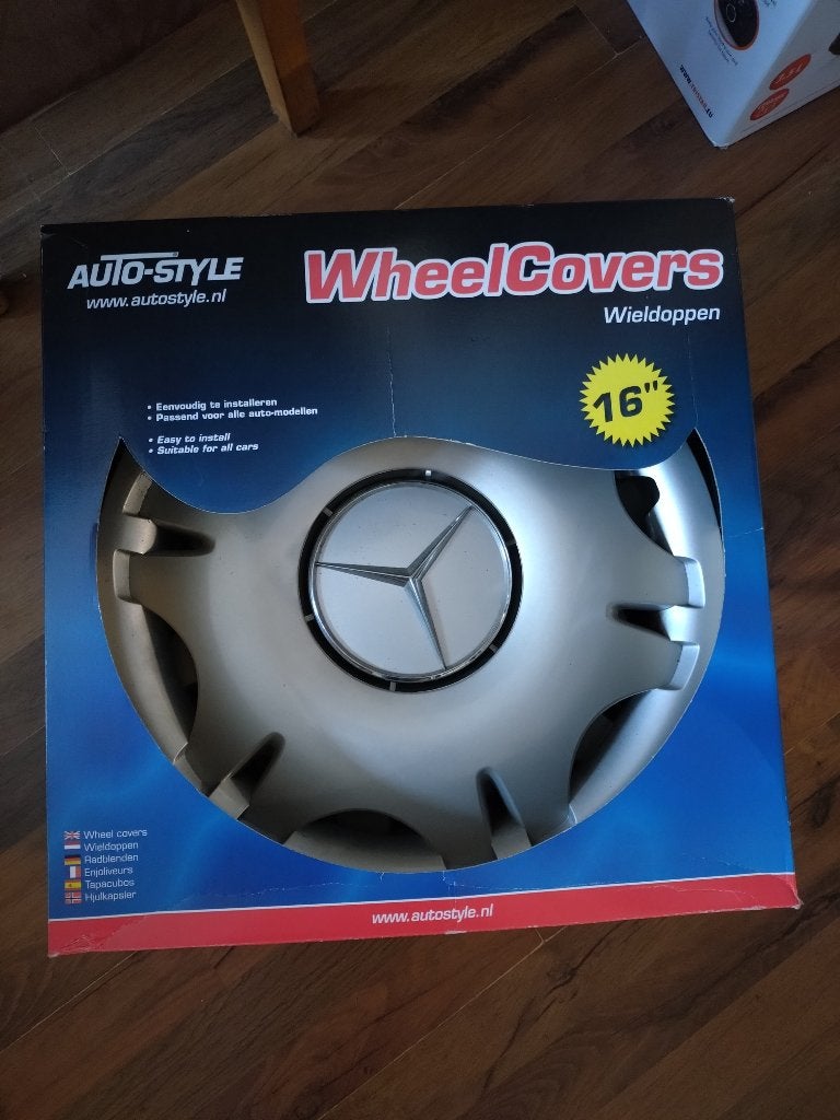 Wieldoppen Mercedes, Auto diversen, Ophalen of Verzenden, Gebruikt