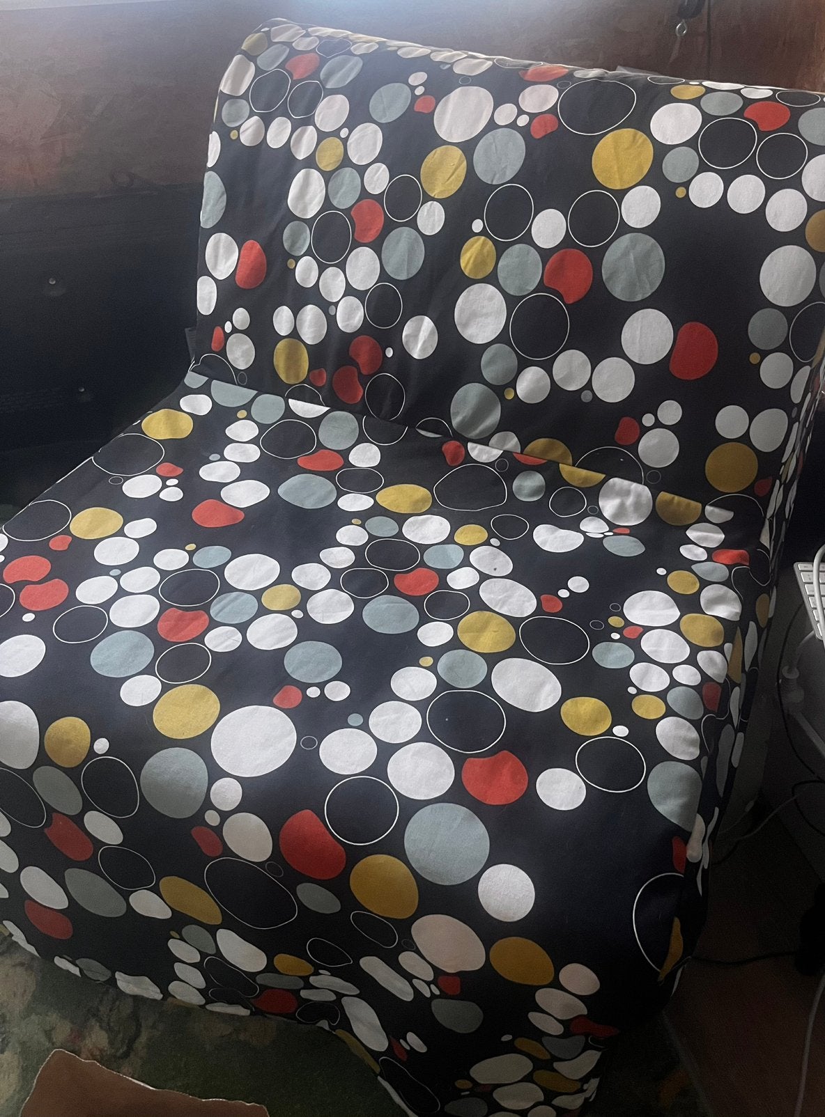 LYCKSELE MURBO slaapfauteuil IKEA logeerbed topstaat, Ophalen, Eenpersoons, Zo goed als nieuw, Overige maten