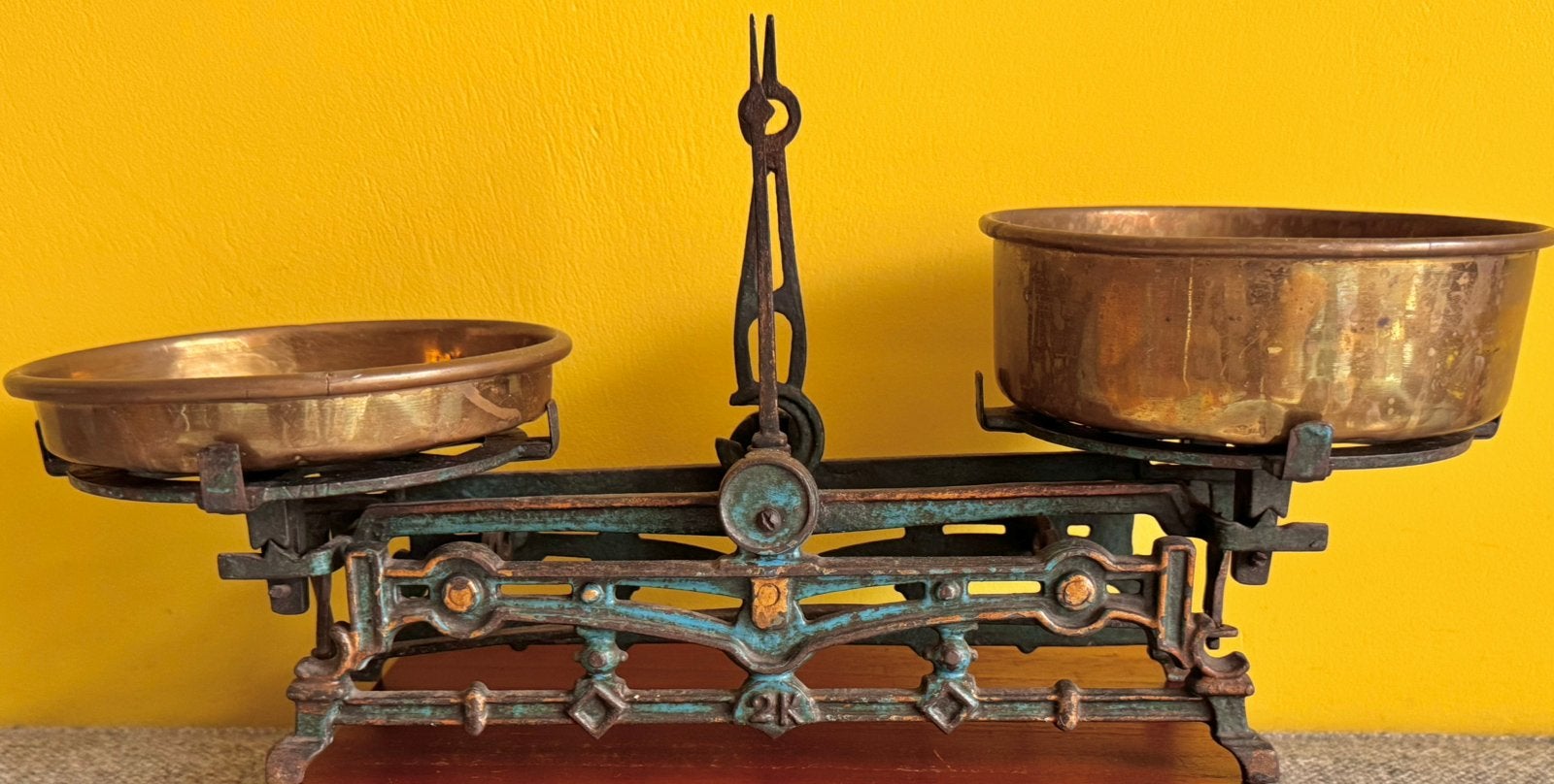 Antieke Ferdinand weegschaal, Antiek en Kunst, Antiek | Gereedschap en Instrumenten, Ophalen of Verzenden