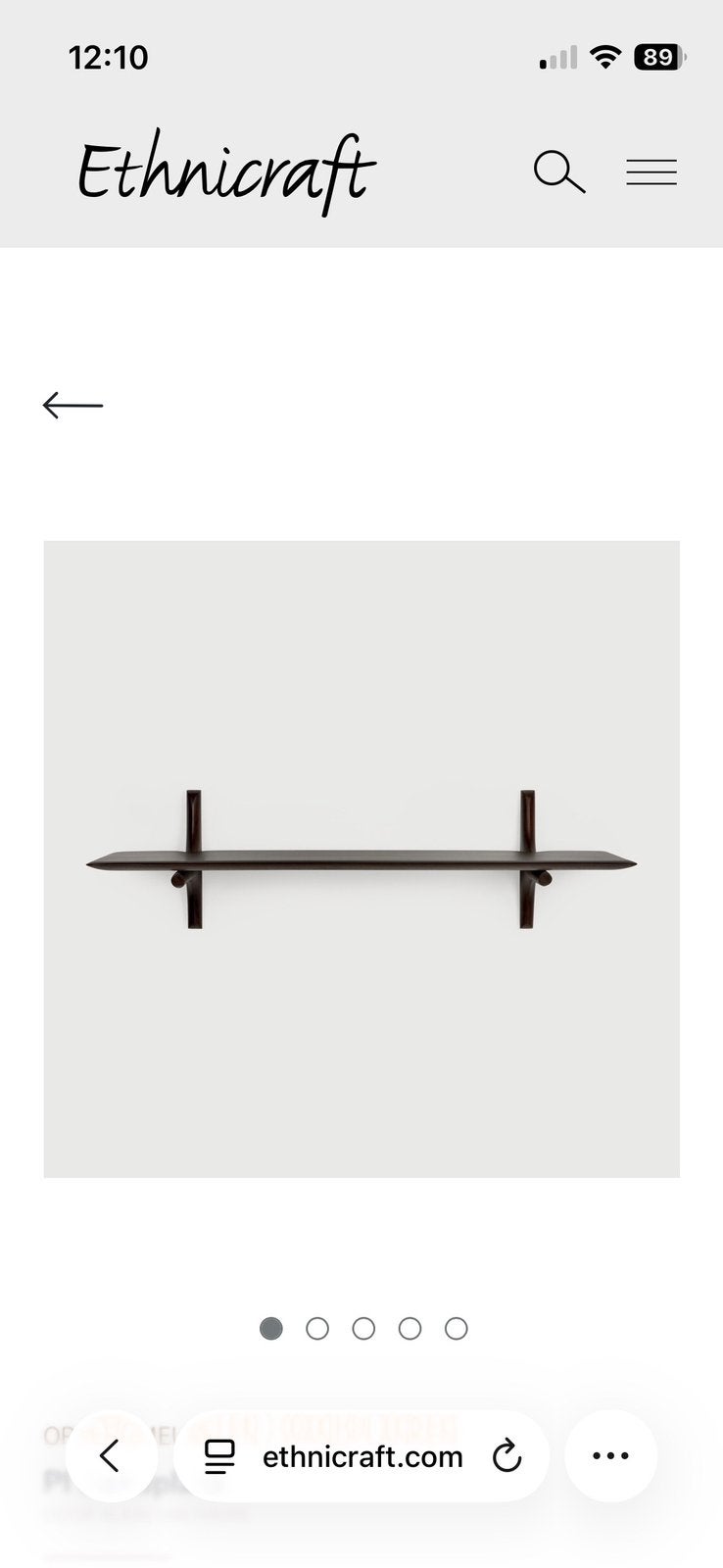 Nieuwe Ethnicraft planken 2x, Ophalen, Nieuw
