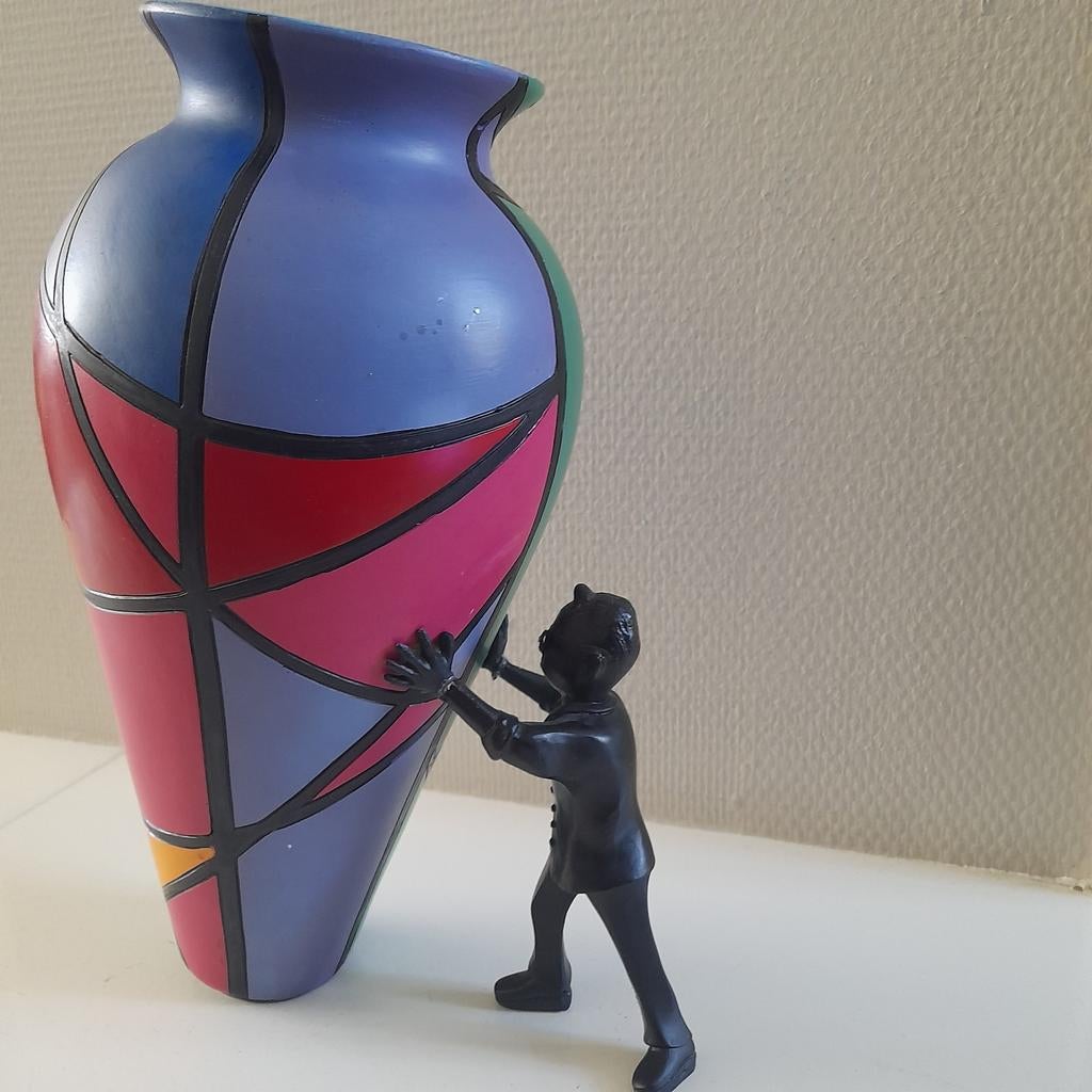 Collectorsitem Bart de Graaff vaas - nr. 16/100, Antiek en Kunst, Ophalen of Verzenden