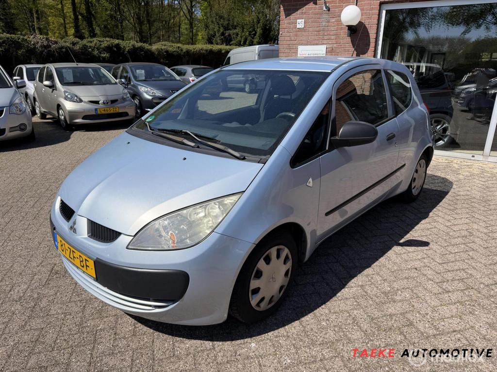 Mitsubishi Colt 1.1 Incharge Airco/Lees tekst, Auto's, Mitsubishi, Voorwielaandrijving, Stof, Gebruikt, Blauw