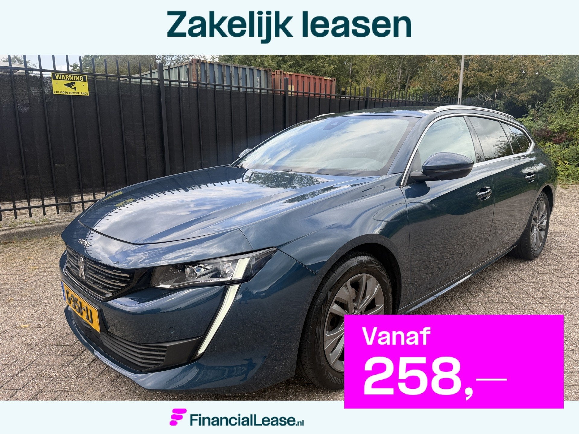 Peugeot 508 SW 1.6 PureTech Blue Lease Allure Carplay/Camera, 745 kg, Gebruikt, 4 cilinders, 181 pk