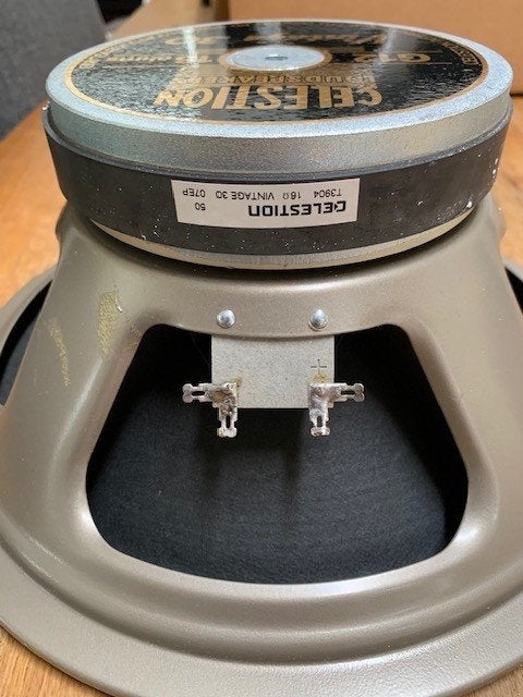Celestion 12" gitaarspeakers, V30, Greenback, Seventy-80, Ophalen, Gebruikt, Gitaar, 50 tot 100 watt