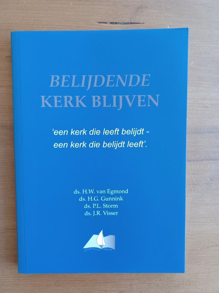 Belijdende kerk blijven, Gelezen, H.W. van Egmond / H.G. Gunnink / P.L. Storm / J.R. Visser, Christendom | Protestants, Ophalen of Verzenden