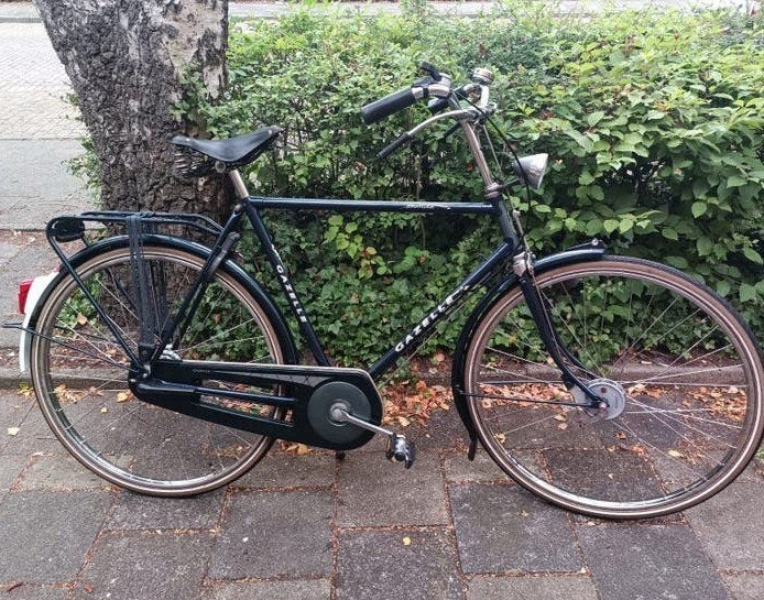 Klassieke GAZELLE Herenfiets 57cm 3v MOOIE RIJKLARE STAAT, Ophalen, Gebruikt, Versnellingen, 57 tot 61 cm