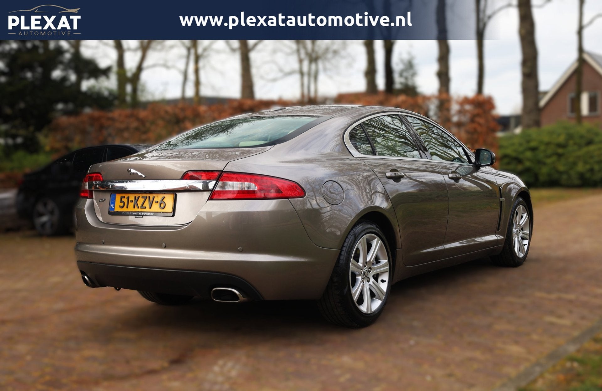 Jaguar XF 3.0 V6 Luxury Aut. | Youngtimer | Luxe leder | Cam, Auto's, Jaguar, Automaat, Gebruikt, Beige, 1850 kg