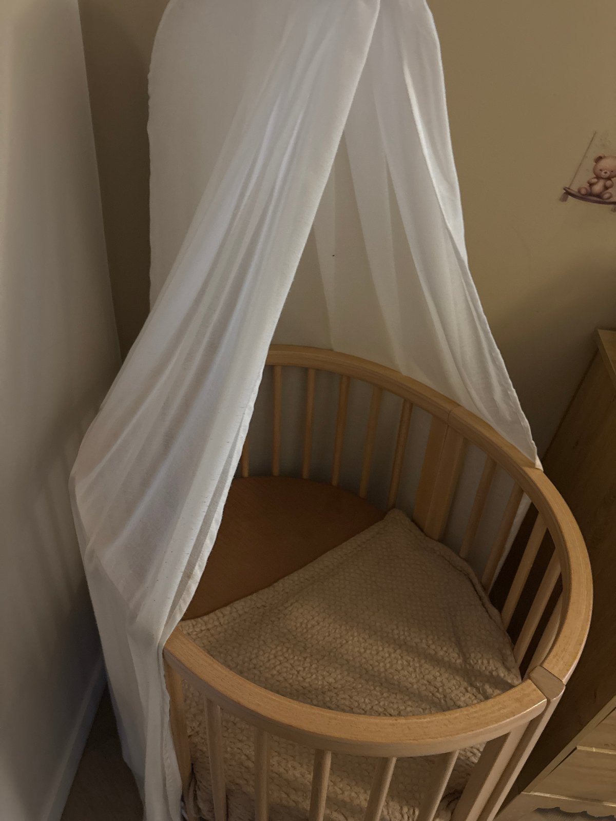 Minni Stokke bedje - zo goed als nieuw, Kinderen en Baby's, Babywiegjes en Ledikanten, Ophalen of Verzenden, Zo goed als nieuw