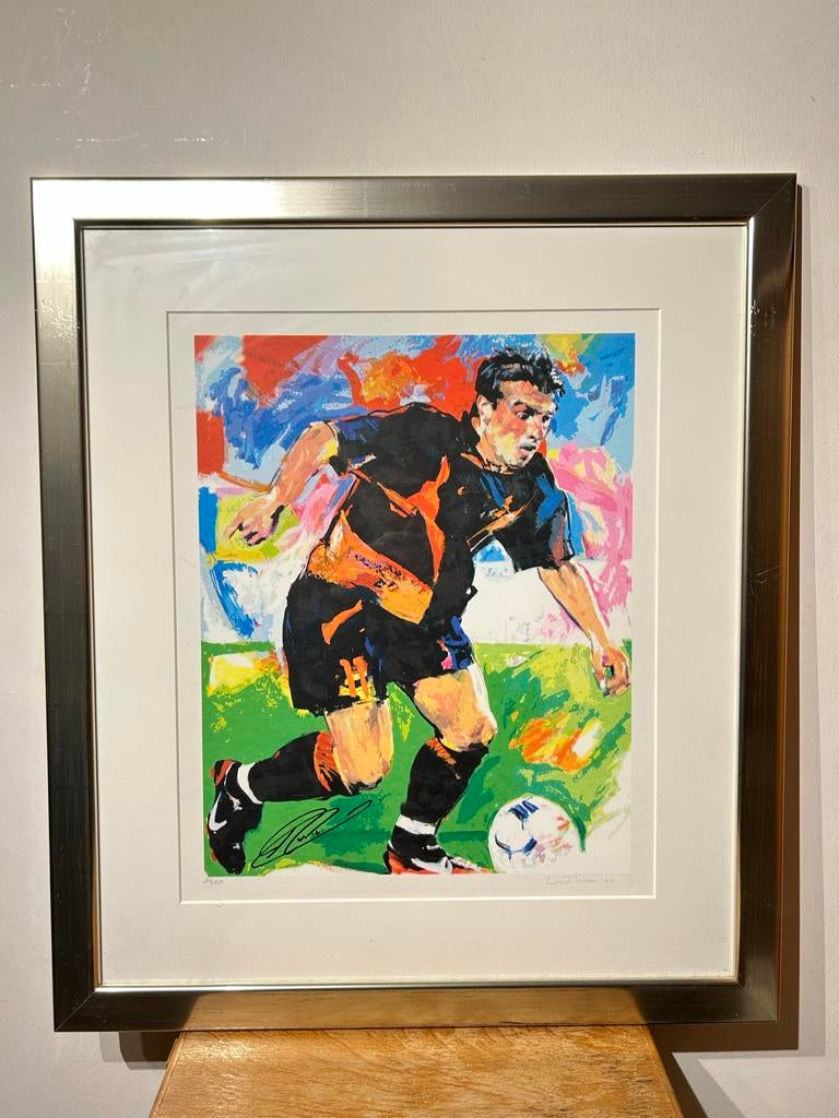 Lou Thissen - Zeefdruk Rafael van der Vaart (gesigneerd), Ophalen of Verzenden