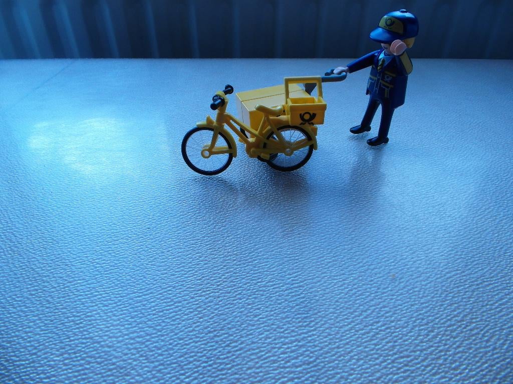 playmobil postbode, Ophalen of Verzenden, Gebruikt, Complete set