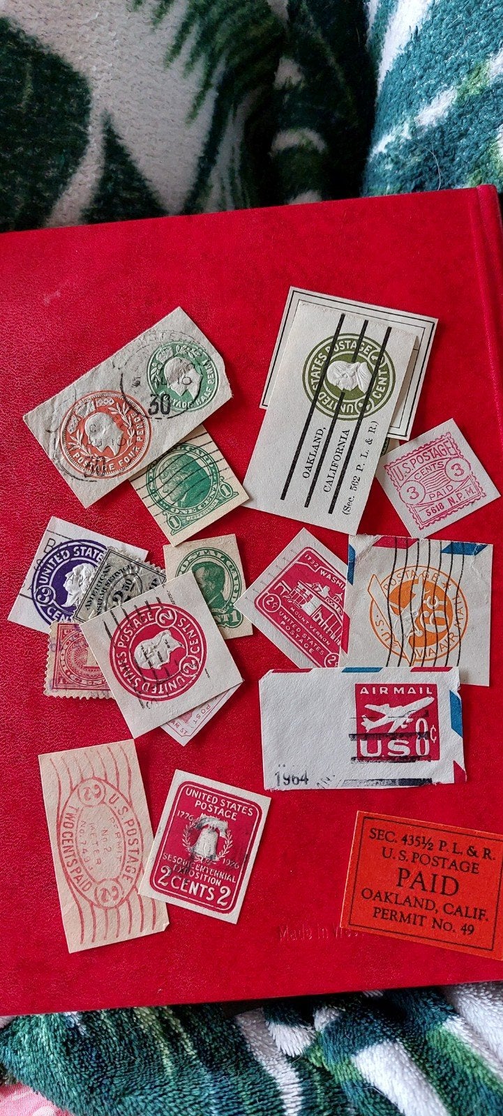 Amerika vignetten/postzegels, Ophalen of Verzenden, Gestempeld, Noord-Amerika