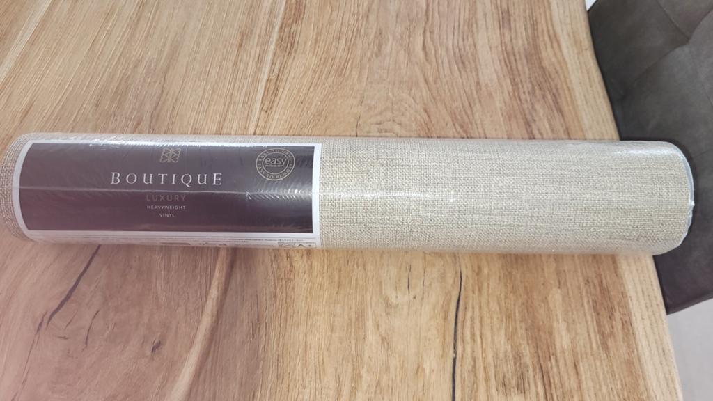 Nieuwe Rol textuur behang. Zware kwaliteit, Huis en Inrichting, Stoffering | Behang, Ophalen of Verzenden, Minder dan 10 m², Beige