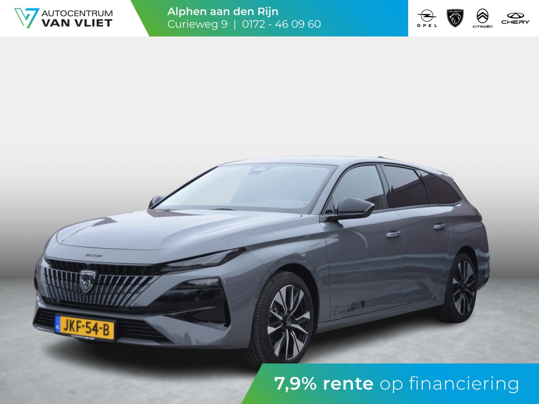 Peugeot 308 SW 1.2 Hybrid 145 e-DCS6 Allure 145 PK | NAVI |, Auto's, Euro 6, 1199 cc, Leder en Stof, Origineel Nederlands
