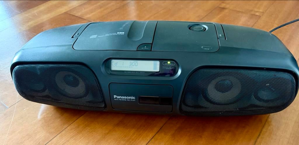 Panasonic Boombox met CD-speler (cassettedeck/radio defect), Audio, Tv en Foto, Cd-spelers, Ophalen, Gebruikt, Overige merken