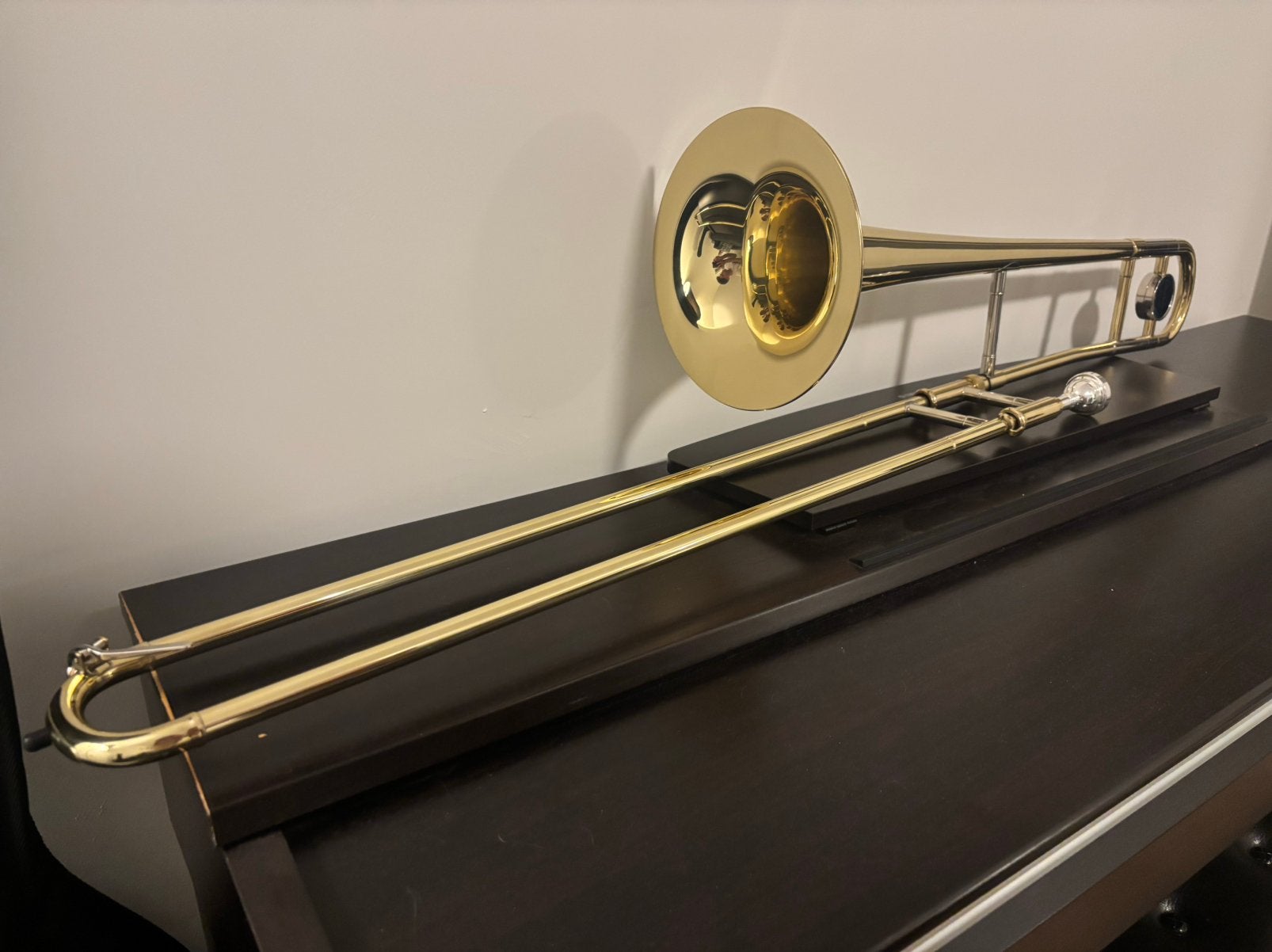 Startone SSL-45 Bb-Tenor Trombone, Ophalen, Zo goed als nieuw, Tenor, Met koffer
