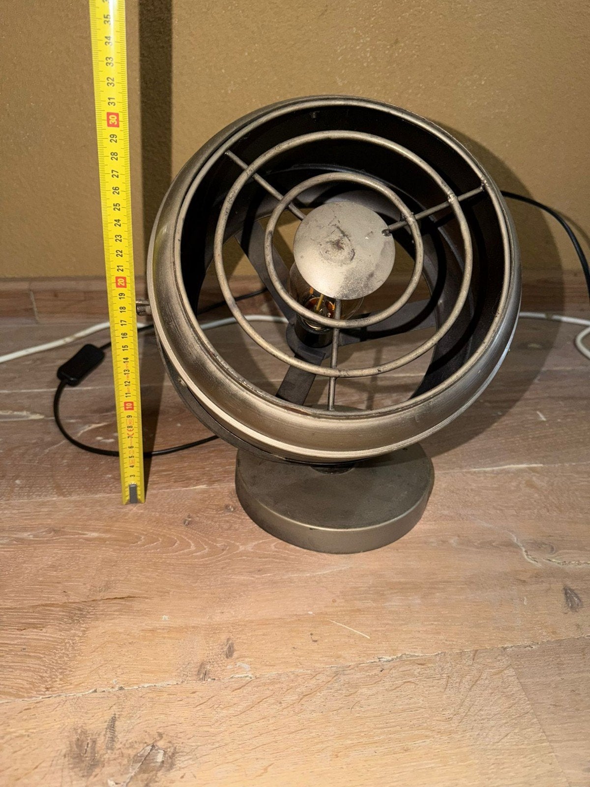 Vintage industriële tafellamp/spotlight, Ophalen of Verzenden