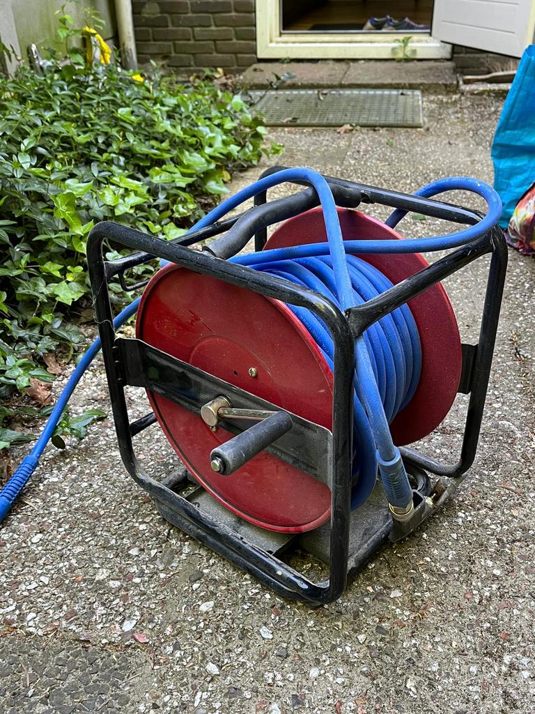Senco Premium luchtslanghaspel 8,0mm x 30 meter universeel, Ophalen of Verzenden, Zo goed als nieuw, Tuinslang