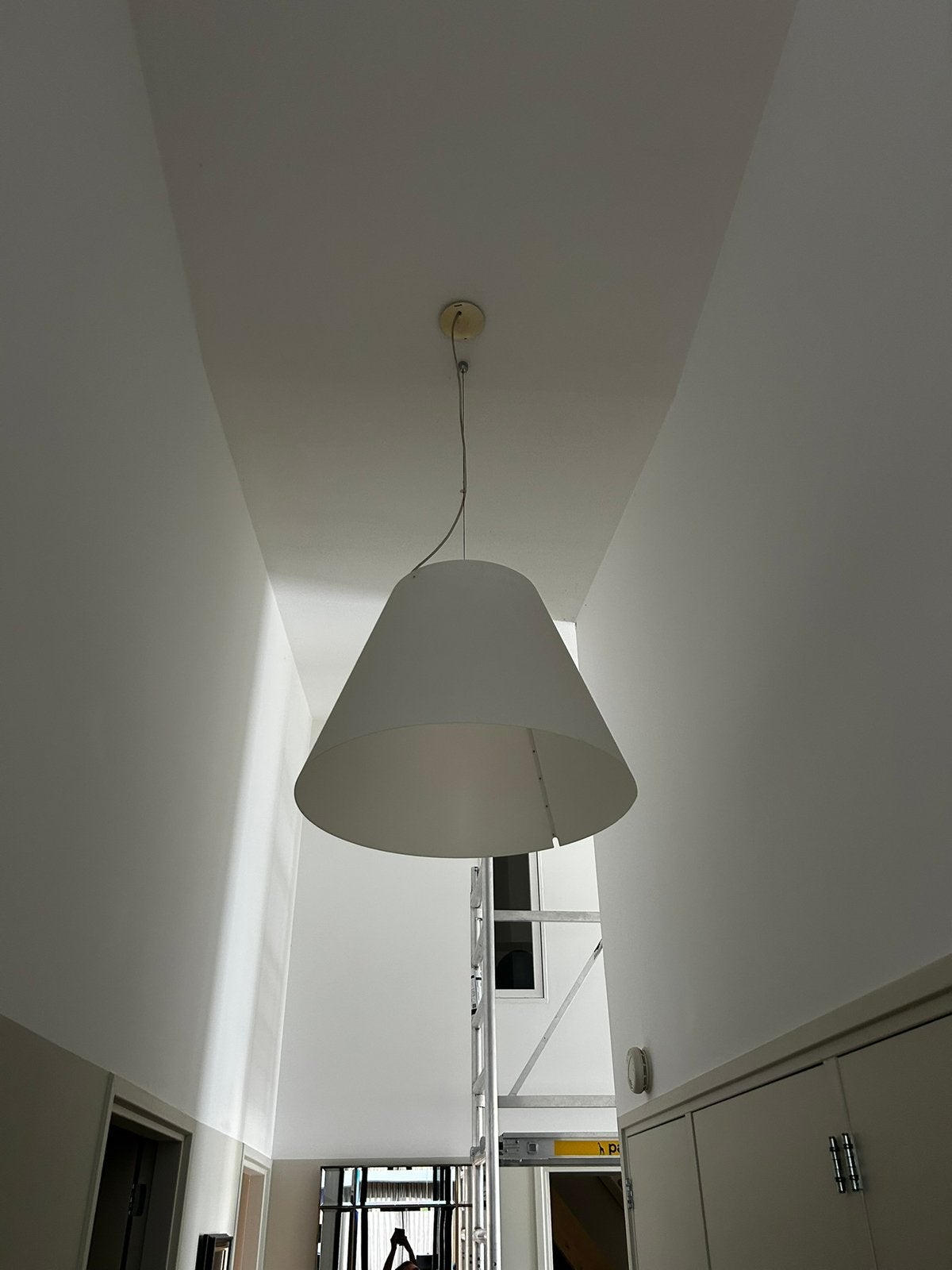 2x Luceplan Grande Costanza – Paolo Rizzatto – design, Ophalen, Zo goed als nieuw, Kunststof