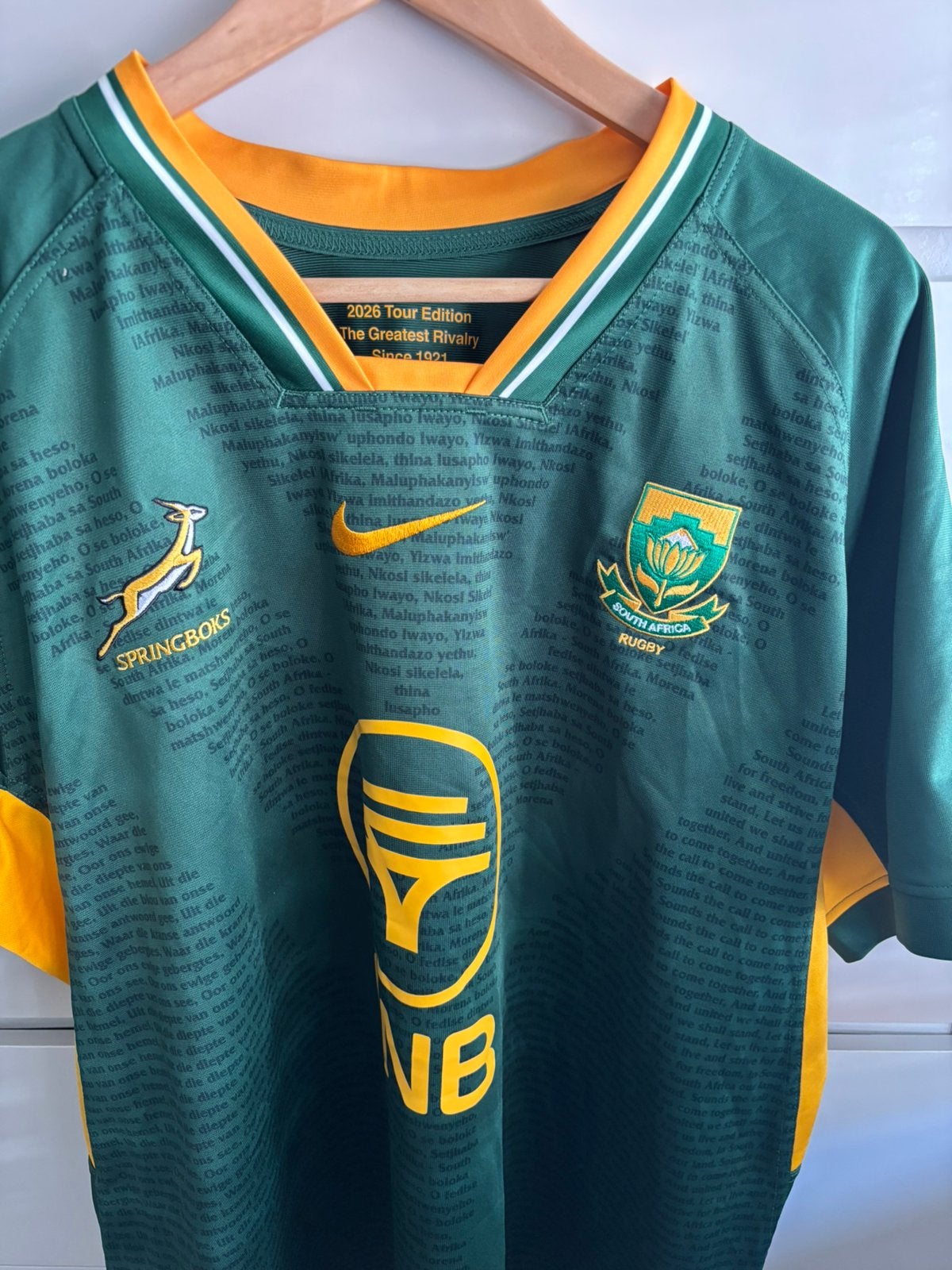 Rugbyshirt, Sport en Fitness, Rugby, Ophalen of Verzenden, Nieuw, Kleding