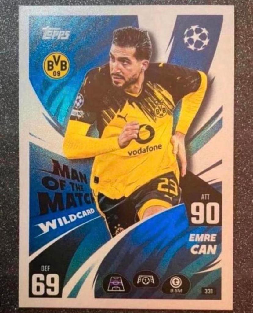 Topps MA 25/26   MotM WILDCARD   EMRE CAN  BORUSSIA DORTMUND, Verzenden, Zo goed als nieuw, Plaatje