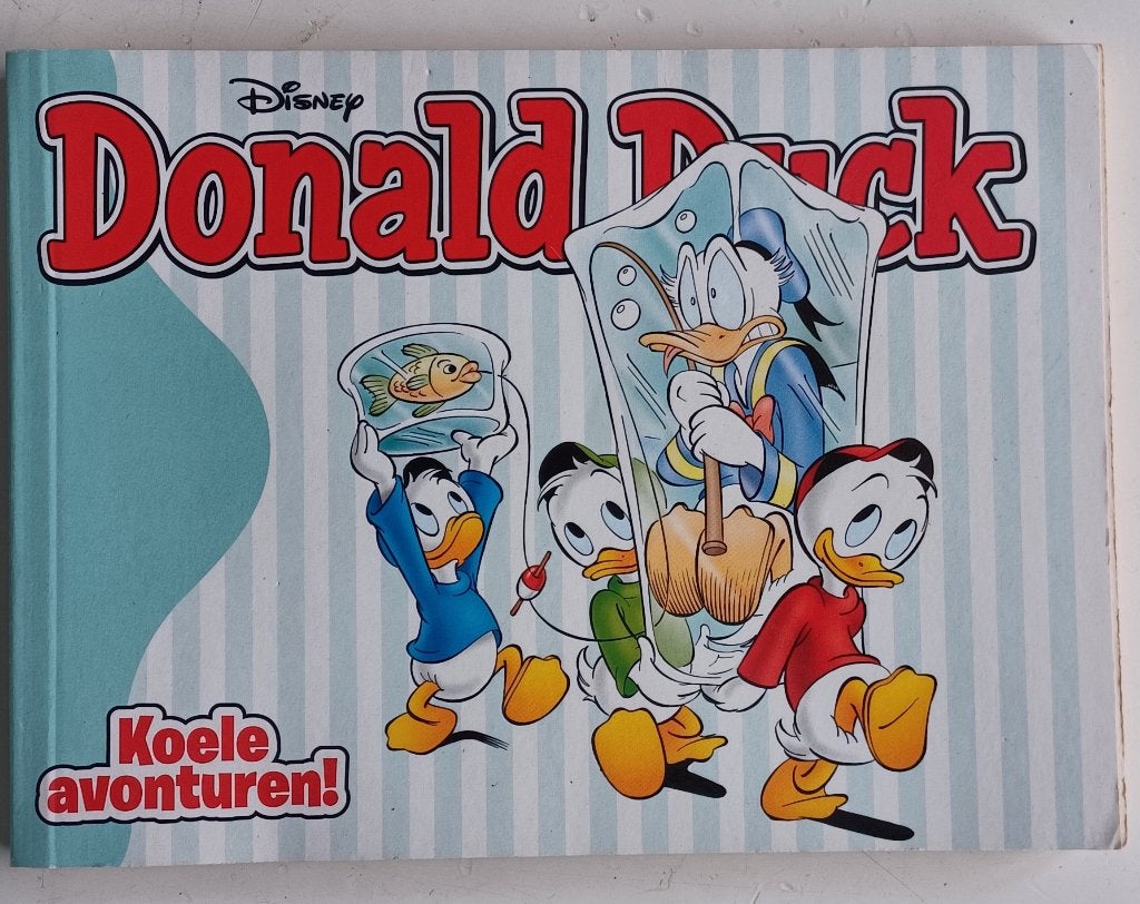 donald duck koele avonturen, Gelezen, Eén stripboek, Ophalen of Verzenden, Disney