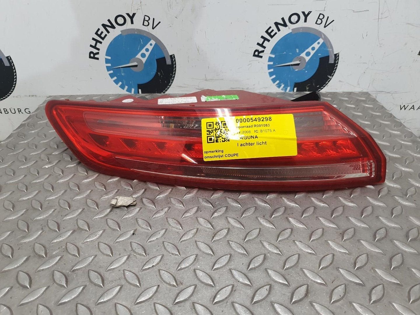 RENAULT LAGUNA ACHTERLICHT L 2008, Auto-onderdelen, Ophalen of Verzenden, Gebruikt, Stiba lid