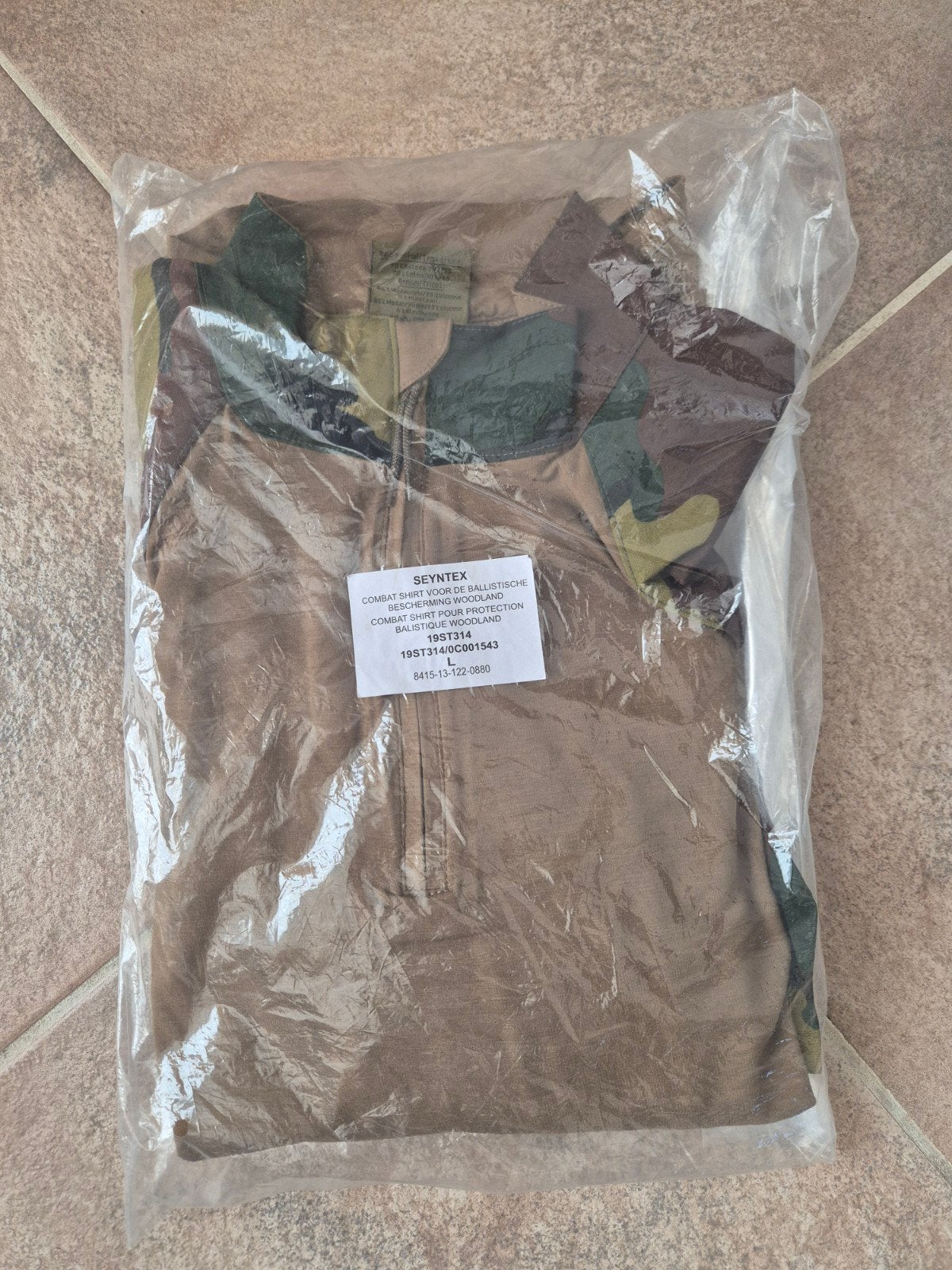 Seyntex Combat Shirt (UBACS) ABL Woodland Maat L, Verzamelen, Ophalen of Verzenden