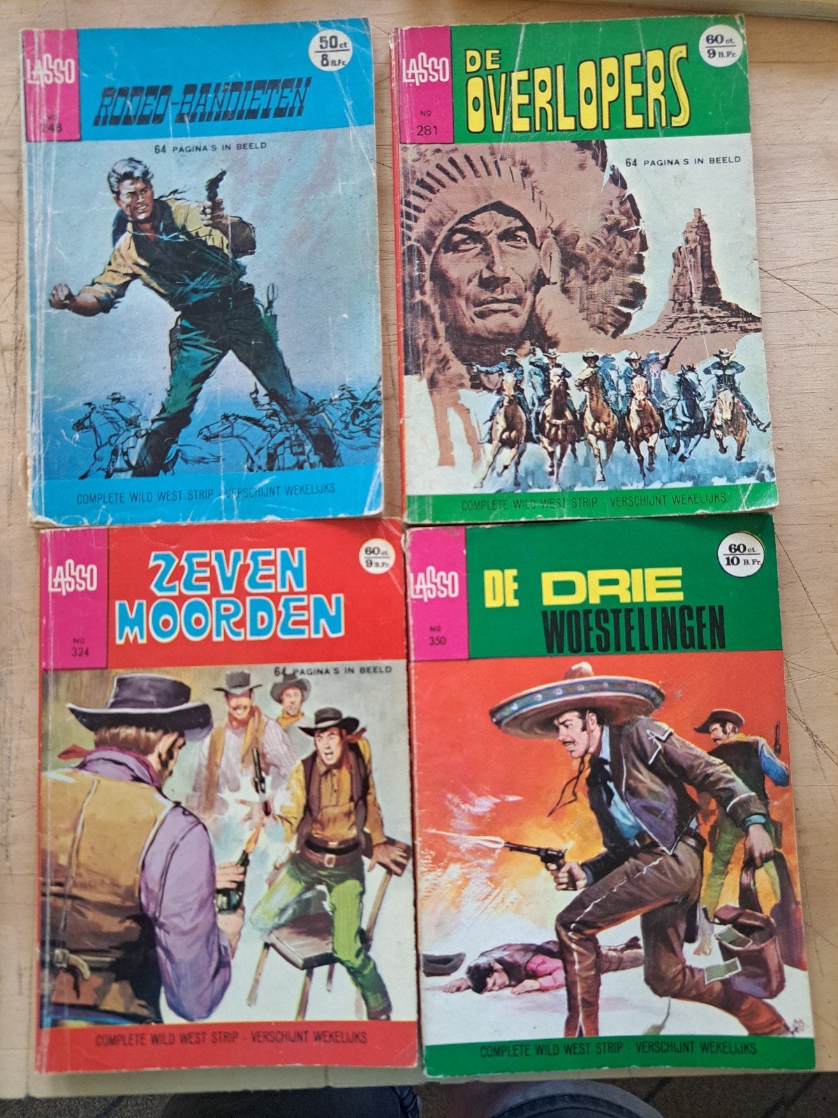 Western Mini Stripboeken: Lasso, Westernministrip, TV Strip, Boeken, Ophalen of Verzenden