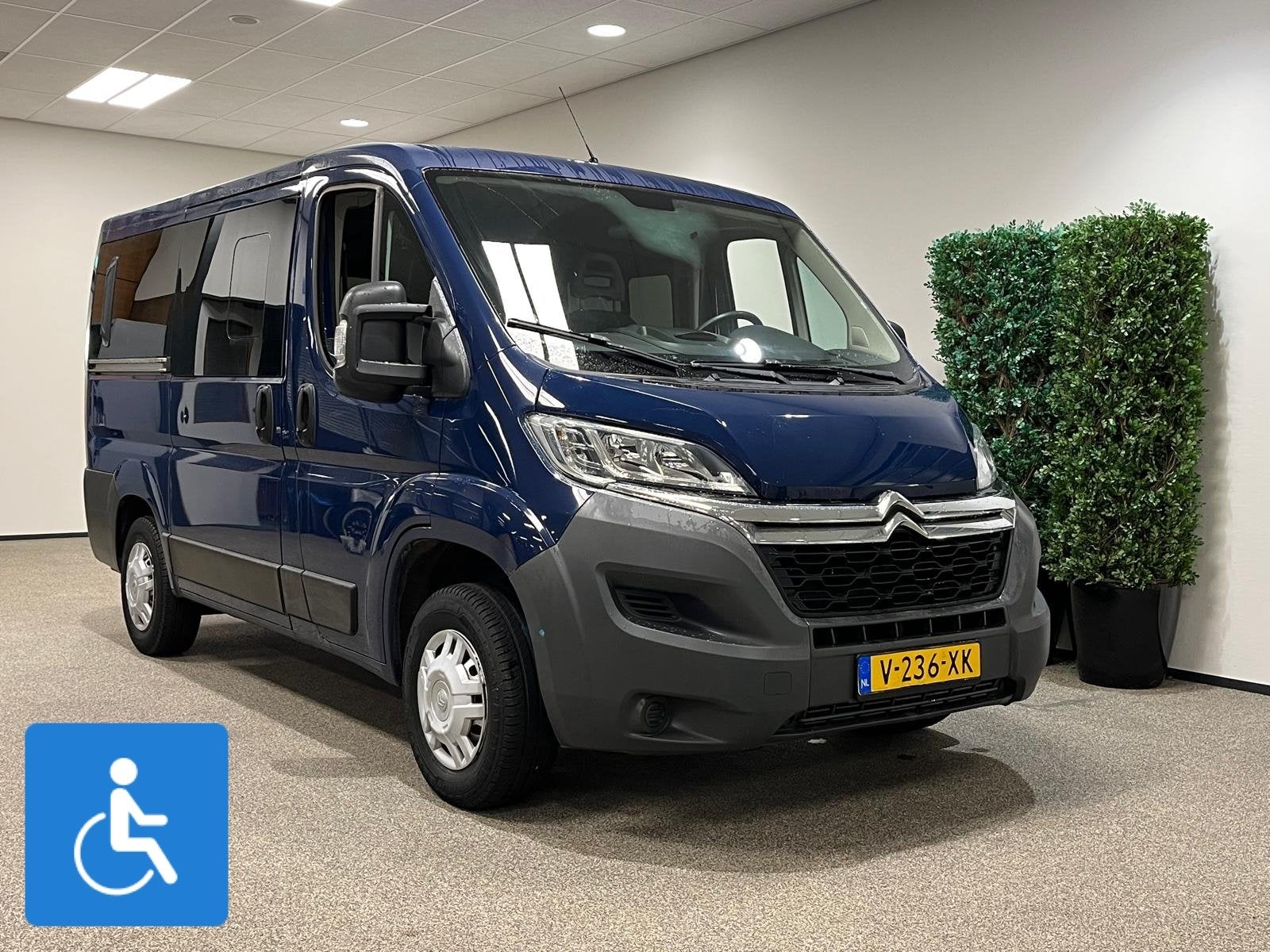 Citroen Jumper L1H1 Rolstoelbus - Rolstoel voorin, Auto's, 12 maanden, Stof, 4 cilinders, Blauw