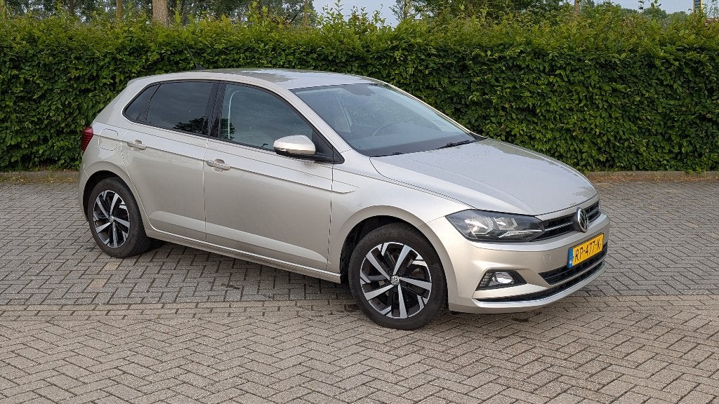 Volkswagen Polo 1.0 TSI Highline 115pk 2018, Stof, 1055 kg, 49 €/maand, Origineel Nederlands