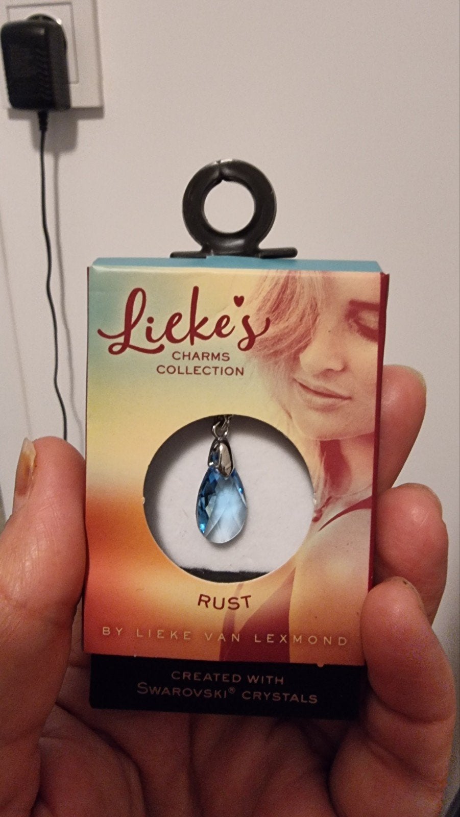 Lieke's Charms Collection Bedel - Rust met Swarovski, Ophalen of Verzenden