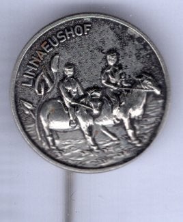 Linnaeushof zilverkleurig paarden speldje ( U_332), Ophalen of Verzenden, Nieuw, Merk, Speldje of Pin