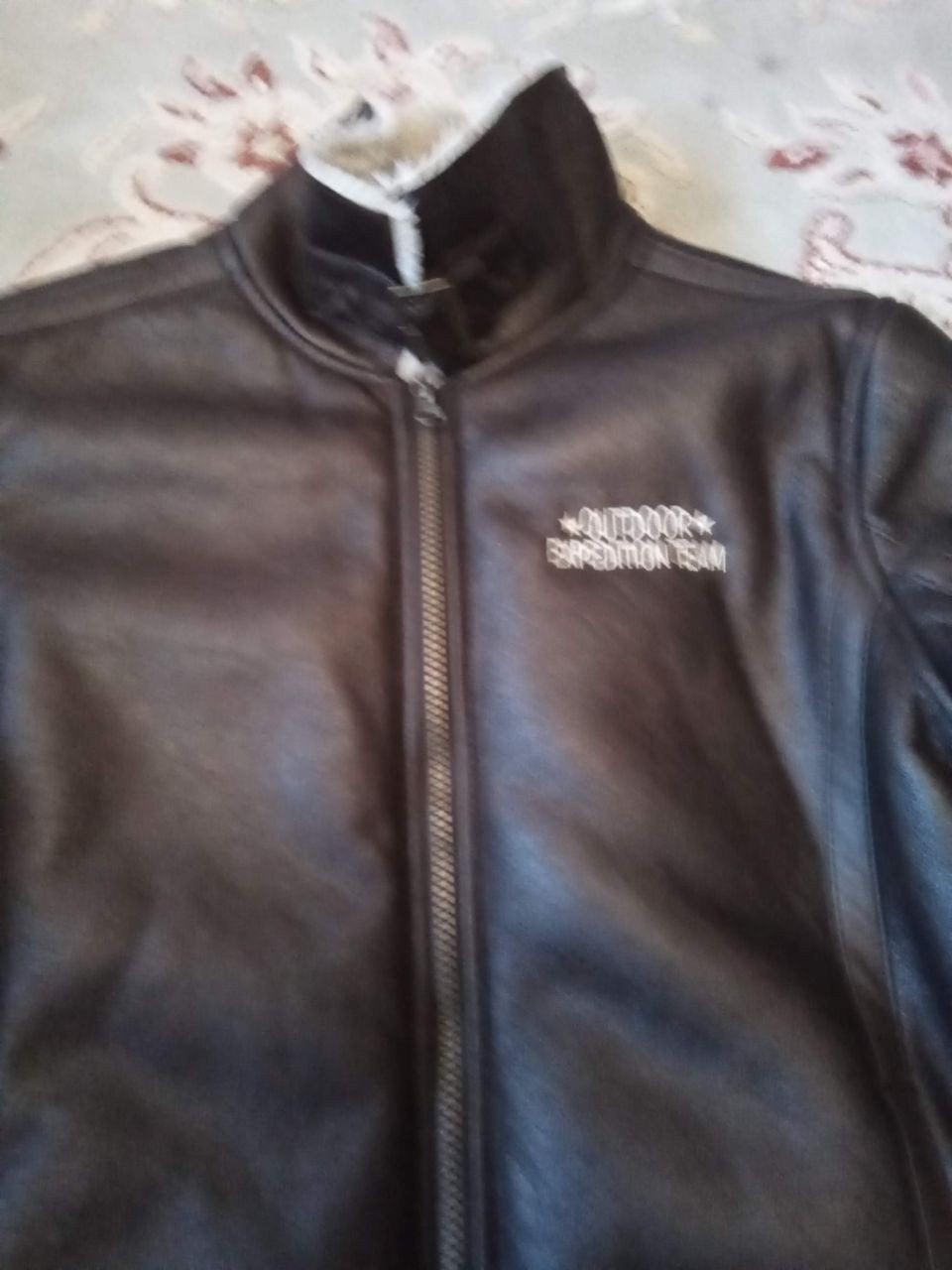 Donkerbruine winterjas met teddy voering, Maat 38/40 (M), Outdoor Expedition Team, Bruin, Ophalen of Verzenden