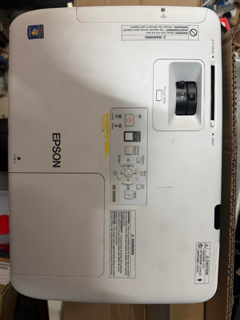 Epson EB-1945W LCD Projector - Gebruikt, Ophalen of Verzenden, Gebruikt, LCD, Overige resoluties