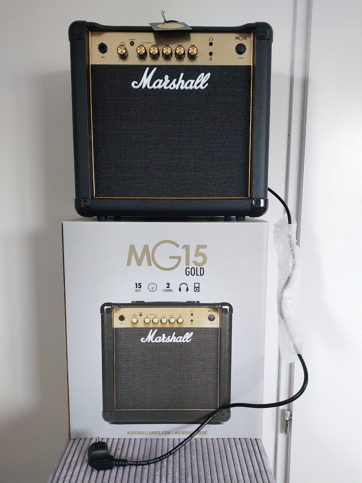 Marshall MG15 Gold gitaarversterker, Muziek en Instrumenten, Ophalen, Zo goed als nieuw, Gitaar, Minder dan 50 watt