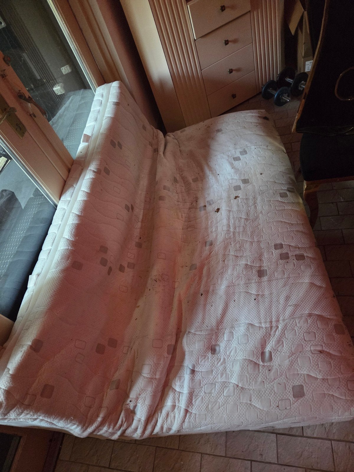 Gratis Matras 140x190x20cm, Ophalen, Gebruikt, Tweepersoons
