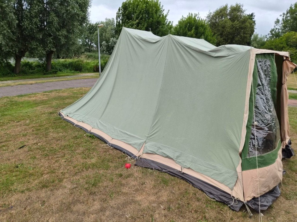 Degelijke 4-persoons katoenen tent, Ophalen, Gebruikt, Tot en met 4