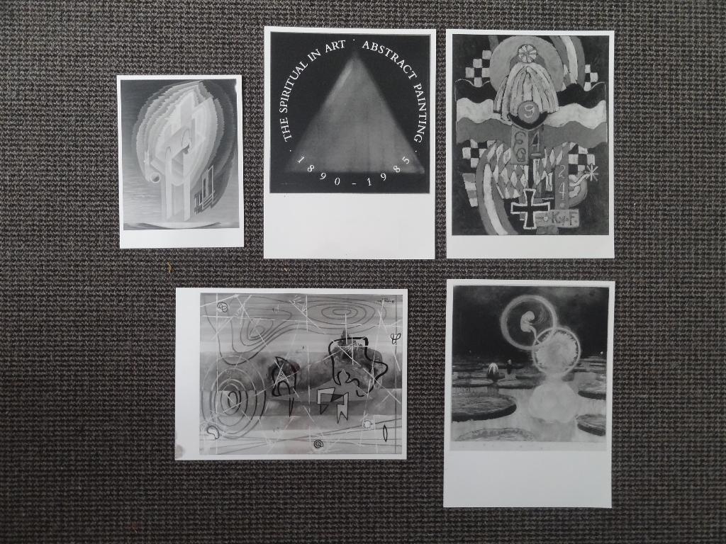 The spiritual in Art, 5 foto's , tentoonstelling 1987, Verzenden