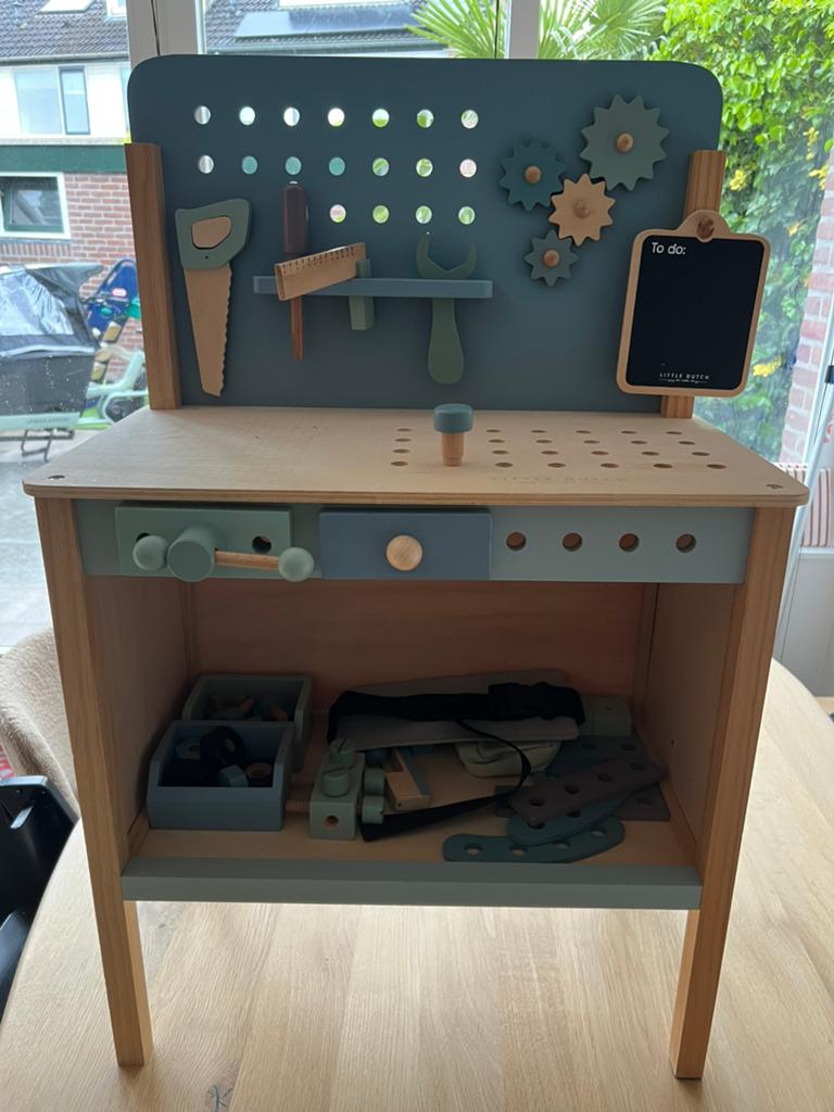 Little Dutch Werkbank voor kinderen, Kinderen en Baby's, Speelgoed | Houten speelgoed, Ophalen, Zo goed als nieuw