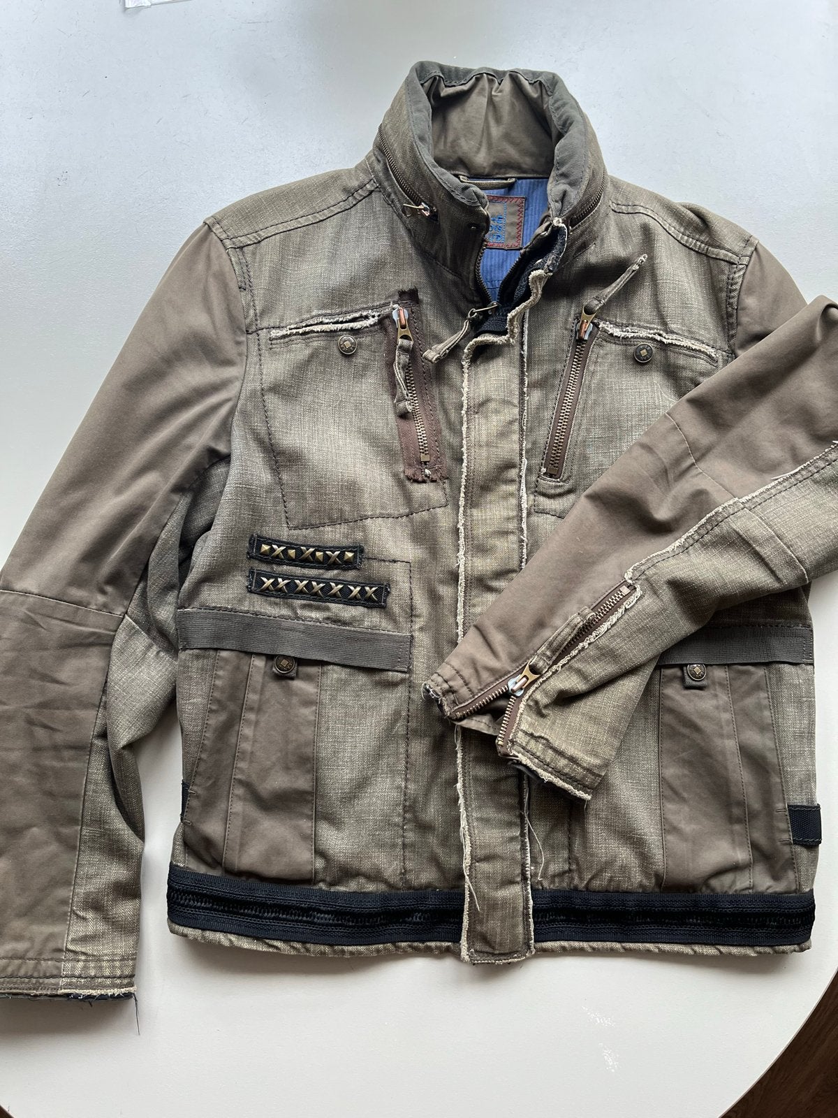 MARITHÉ & FRANÇOIS GIRBAUD jas met mooie accenten, Ophalen of Verzenden, Gedragen, Maat 38/40 (M), Bruin