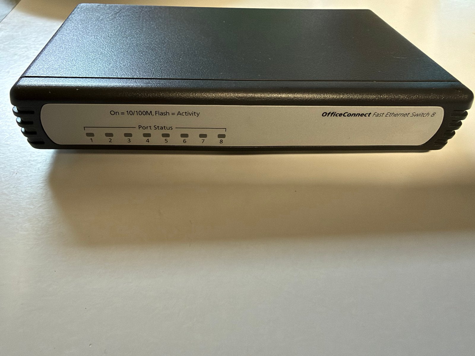 3Com OfficeConnect Fast Ethernet Switch 8 (3C16791C), Ophalen of Verzenden, Zo goed als nieuw