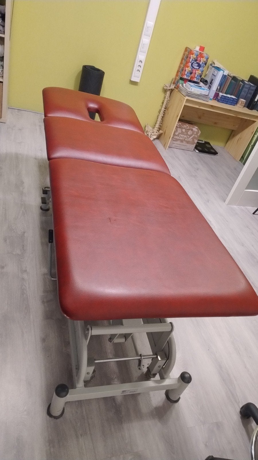 Hydraulische behandelbank, Ophalen, Massagetafel