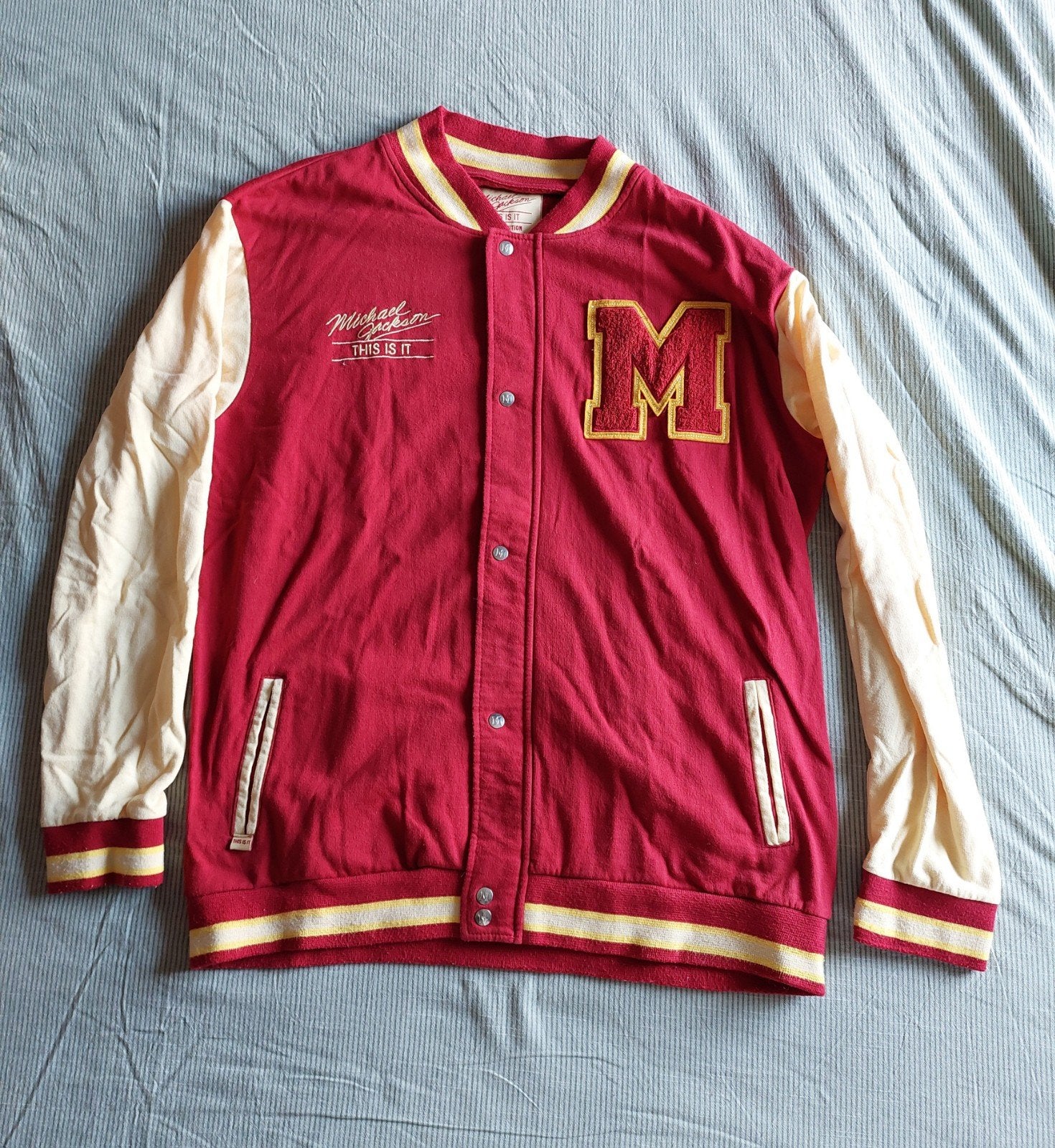 Officieel Michael Jackson This is it Thriller Varsity Jacket, Ophalen of Verzenden, Nieuw, Kleding