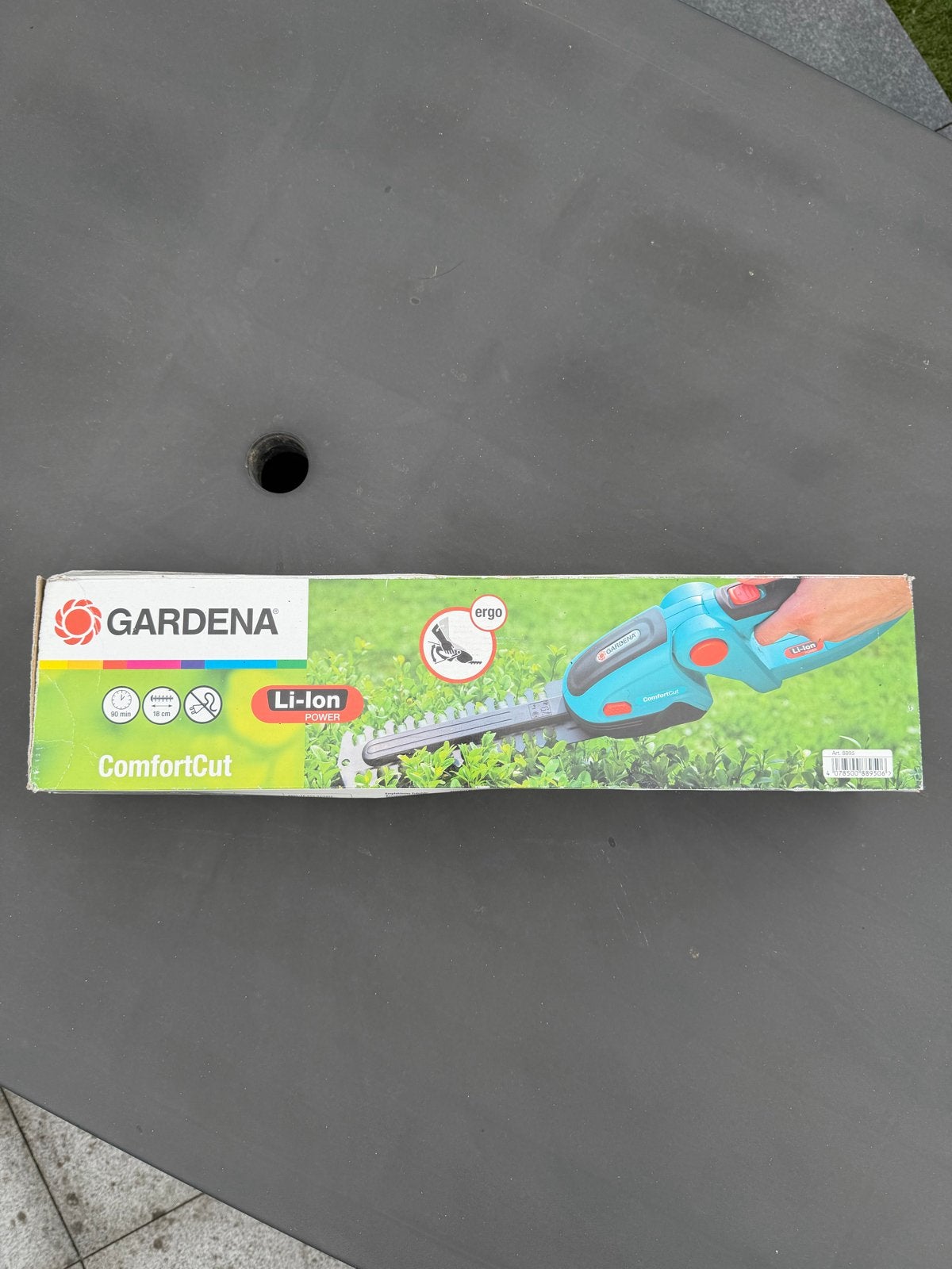 Gardena ComfortCut heggenschaar met oplader, Ophalen of Verzenden, Gebruikt, Accu