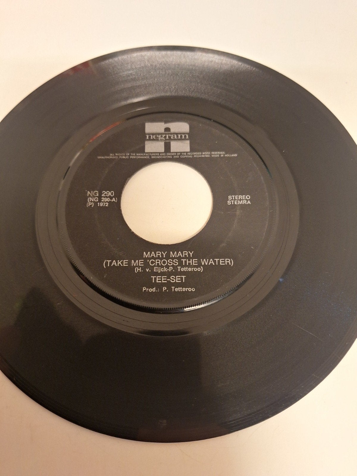Tee Set - Mary, Mary ( take me cross the water), 1972., Cd's en Dvd's, Vinyl | Pop, Verzenden, 7 inch, Pop