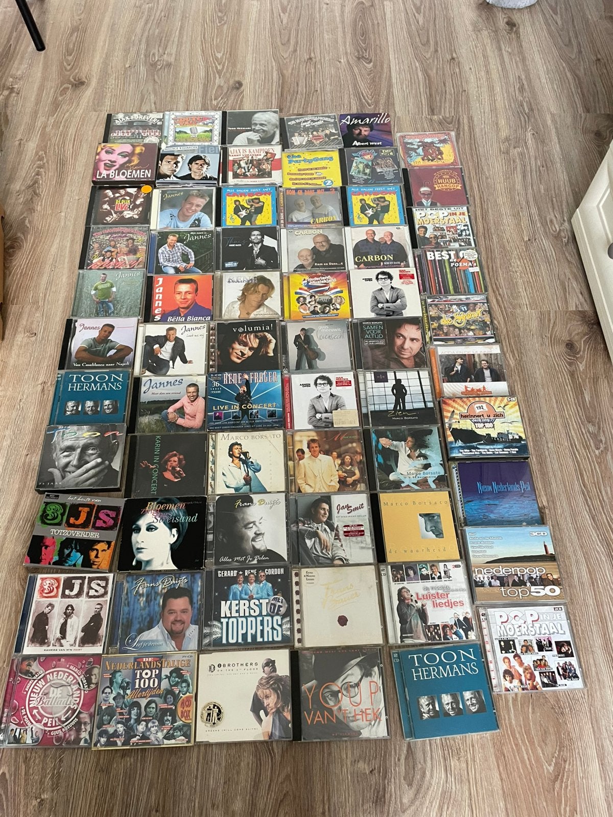 Bananendoos vol cd’s rommelmarkt partij, Ophalen of Verzenden, Gebruikt